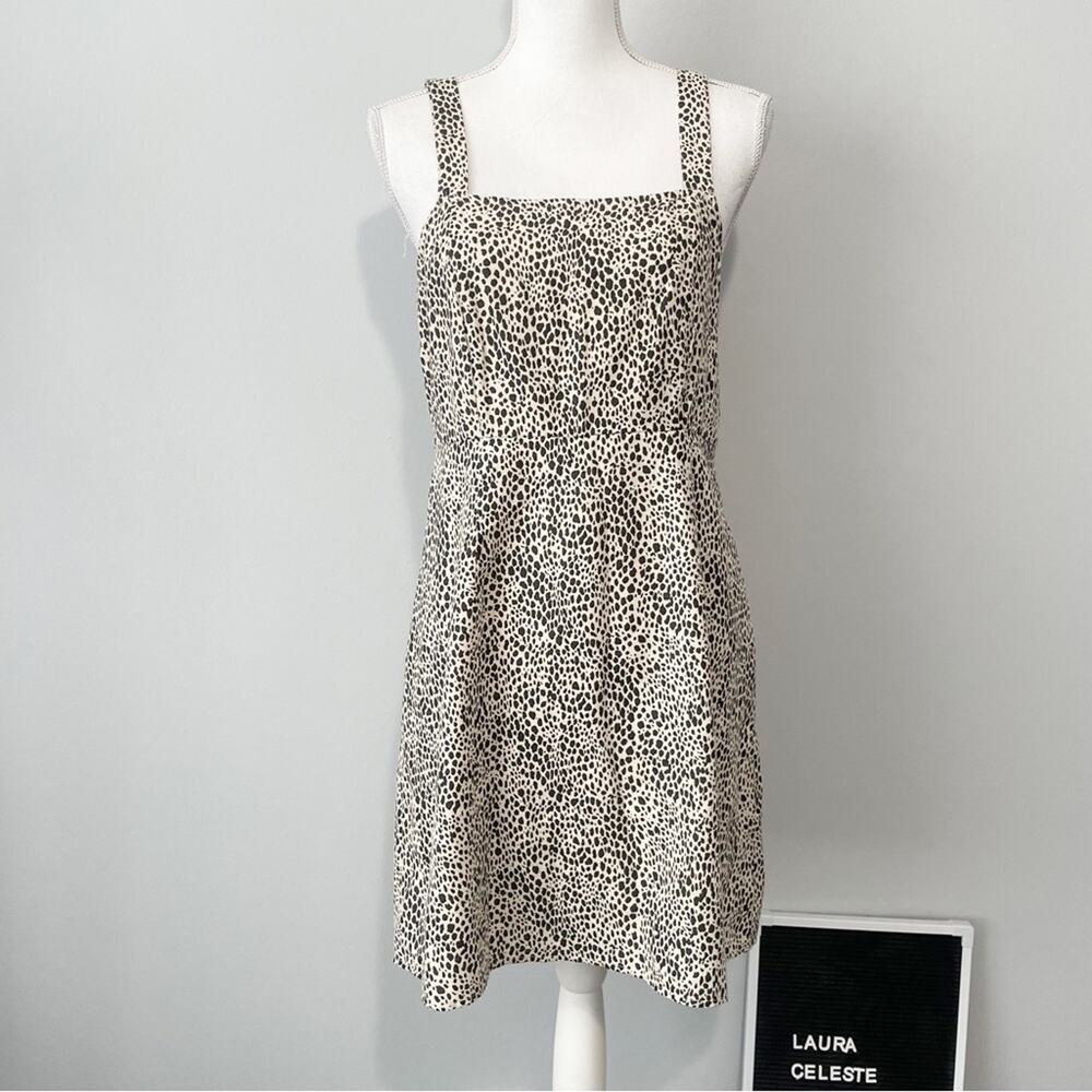 American Eagle outfitters leopard jumper dress size medium sleeveless AEO